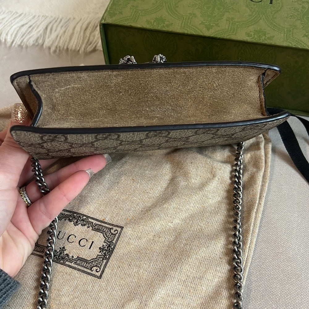 Gucci Mini Bag in Beige and Silver - Picture 3 of 9